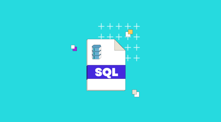 Illustration de document avec l'inscription SQL